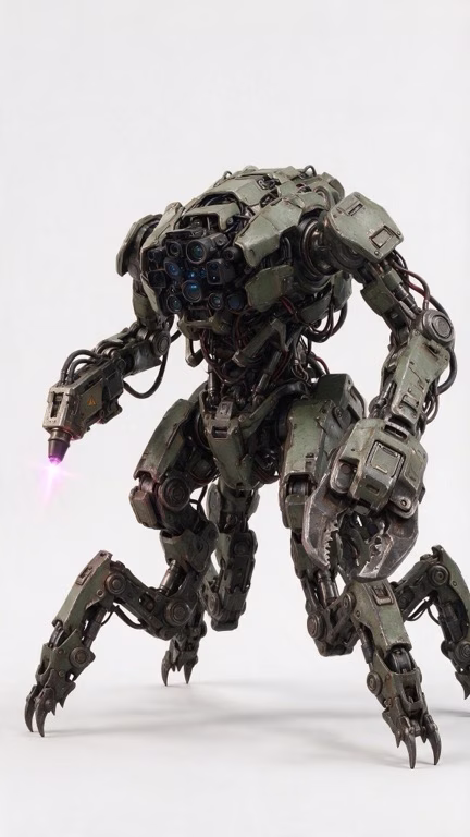 Episode two robot, full-body reference